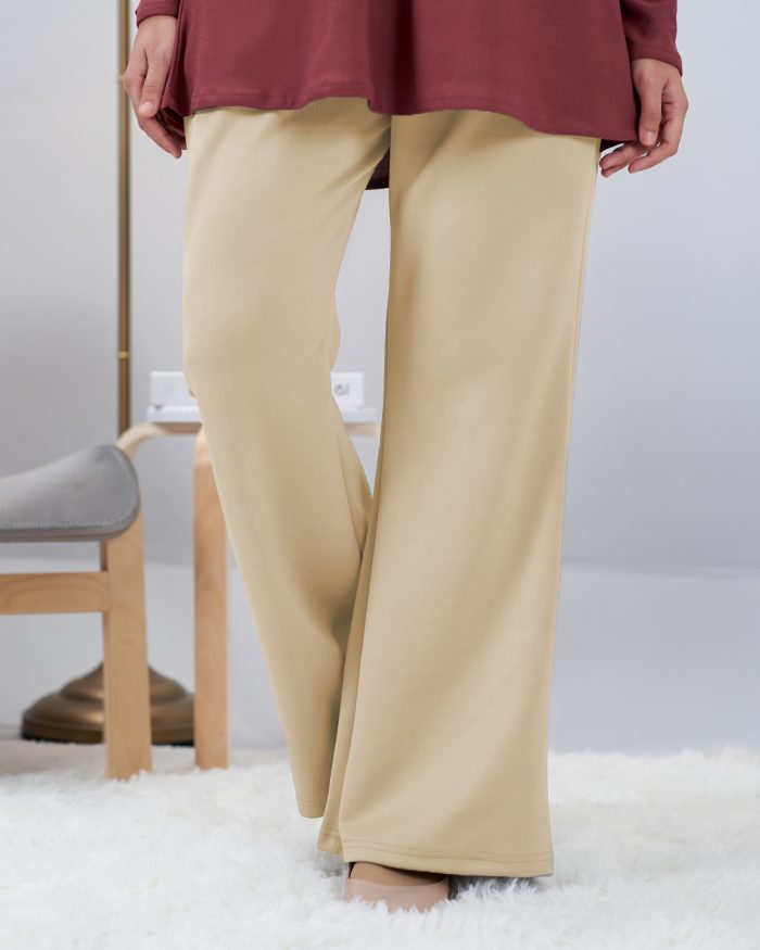 Pants Bootcut Lisha - Latte Nude