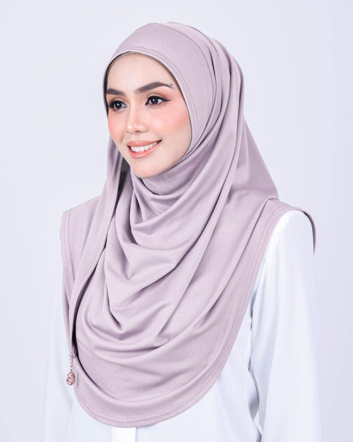 Tudung Sarung Instant Lunia (XL) - Lavender Purple