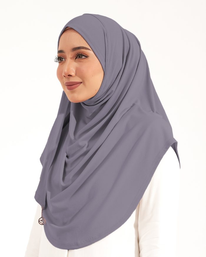 Tudung Sarung Instant Lunia (L) - Iris Purple