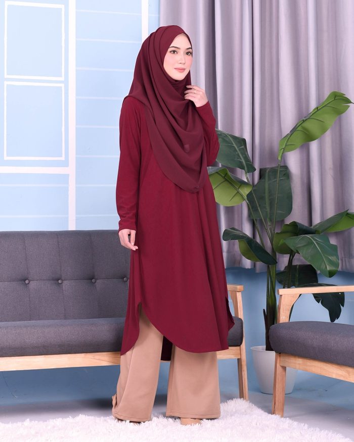 Tunic Lea 3.0 - Maroon - Image 2