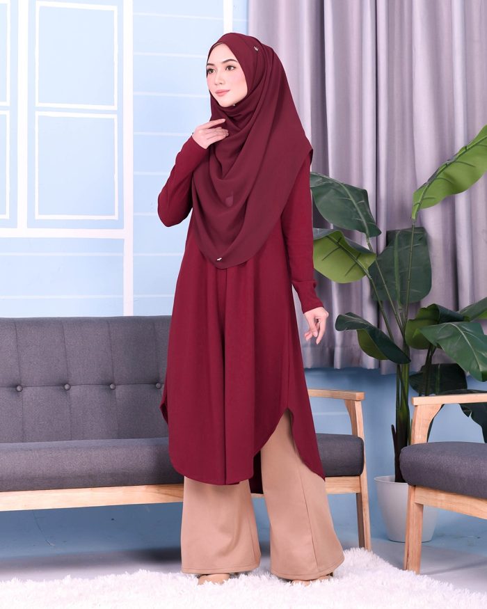 Tunic Lea 3.0 - Maroon - Image 3