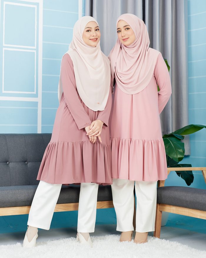 Tunic Ruffle Lendra - Salmon Pinkish - Image 6