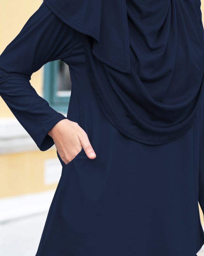 Blouse Luv Lia - Navy Blue - Image 3