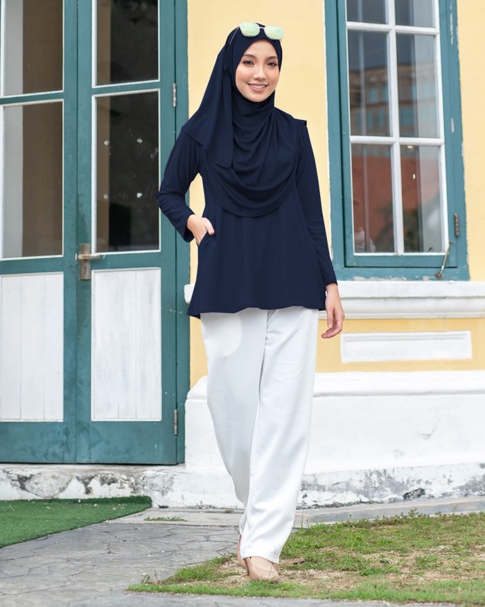 Blouse Luv Lia - Navy Blue