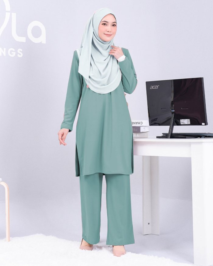 Suit Lubna 2.0 - Aqua Teal