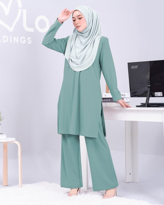Suit Lubna 2.0 - Aqua Teal - Image 2