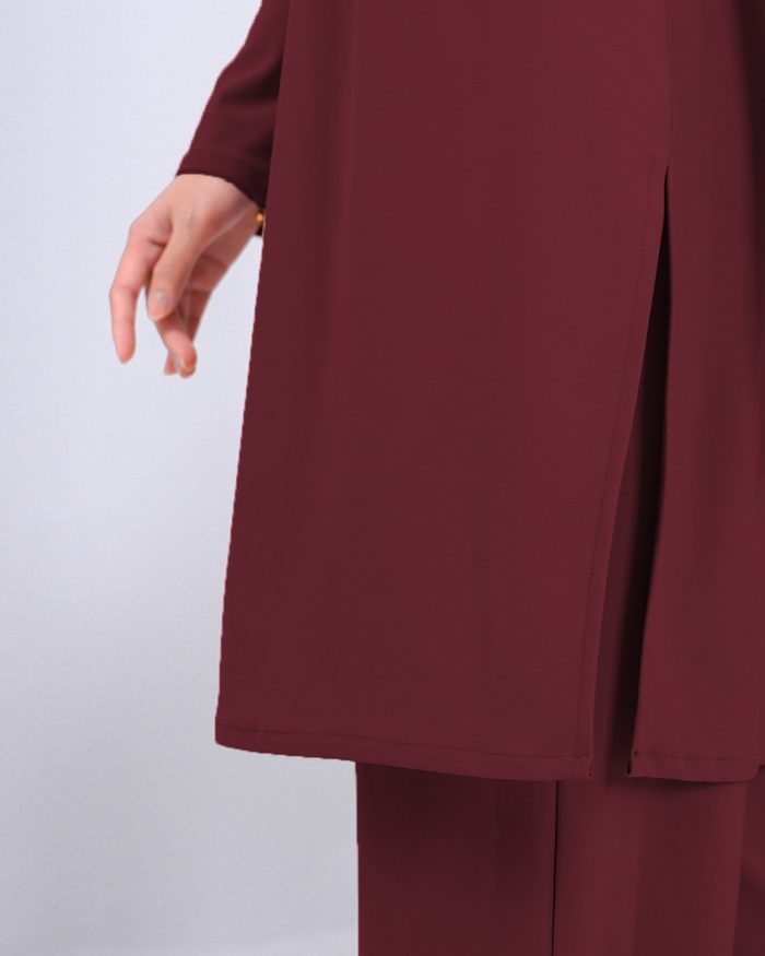 Suit Lubna 2.0 - Maroon - Image 3