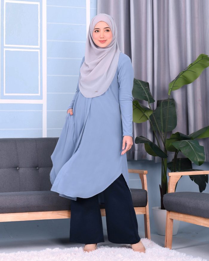 Tunic Lea 3.0 - Cyan Blue - Image 2