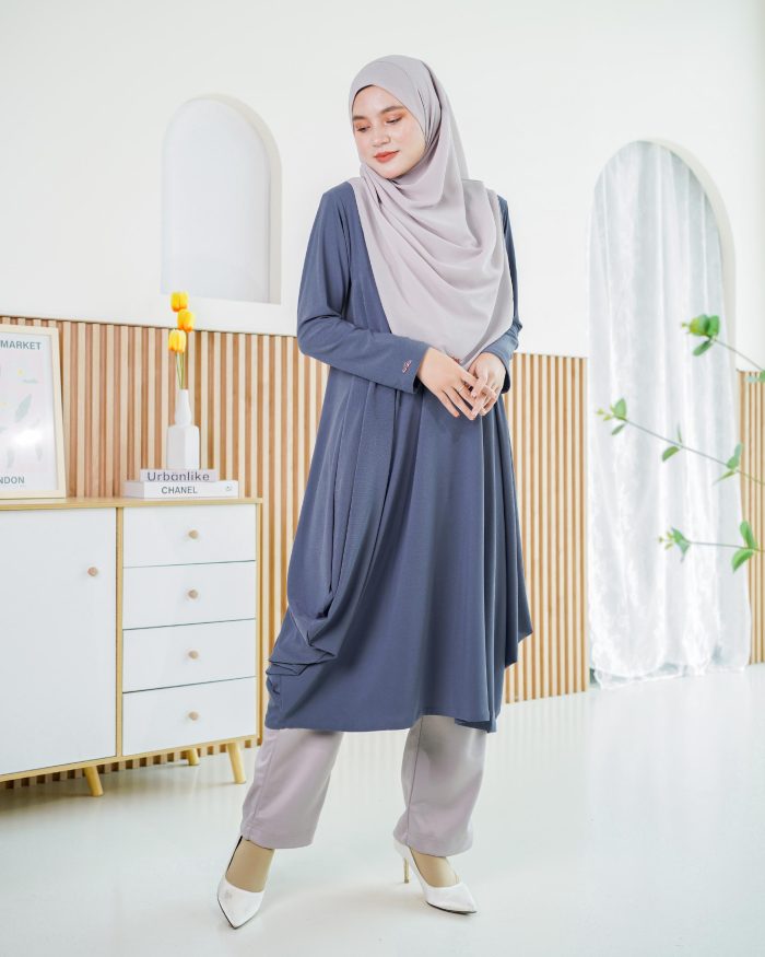 Tunic Lovisa - Pebble Blue - Image 2