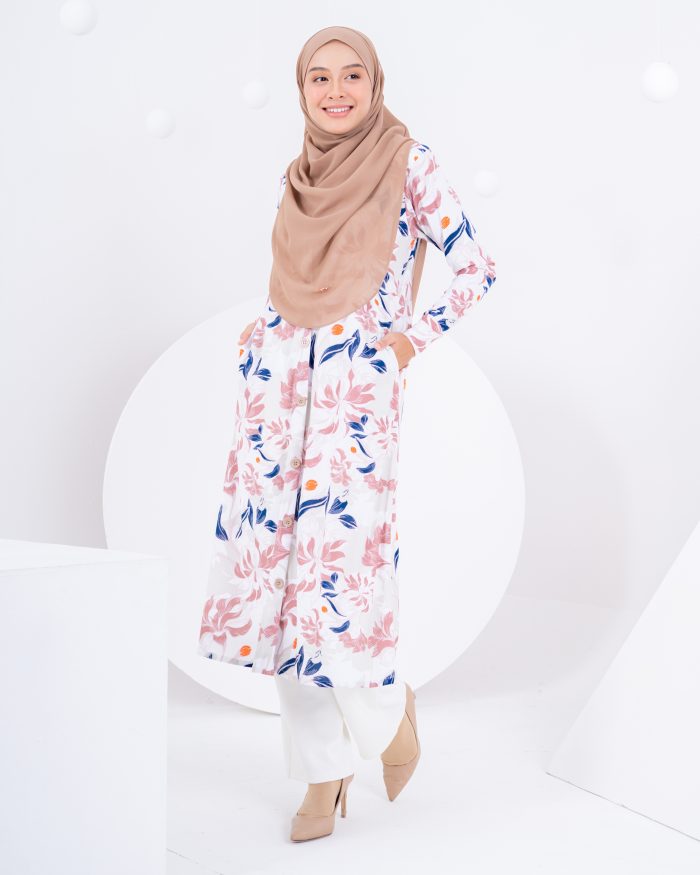 Medi Dress Lorna Printed - Protea Queen