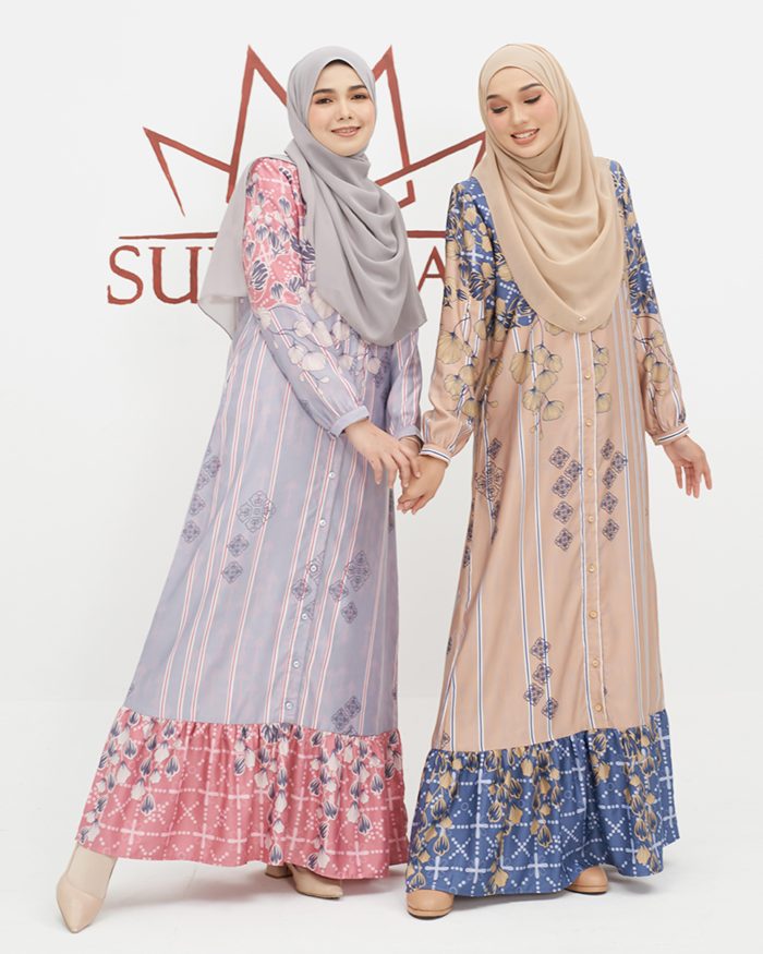 Dress Saida - Periwinkle Purple - Image 6