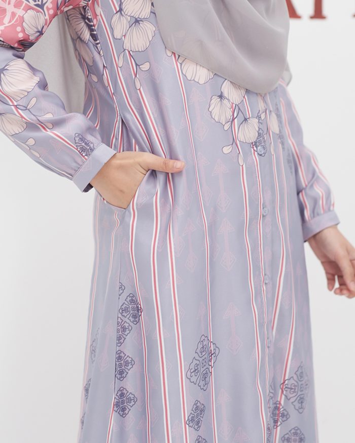 Dress Saida - Periwinkle Purple - Image 3