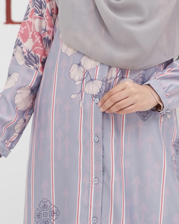 Dress Saida - Periwinkle Purple - Image 4