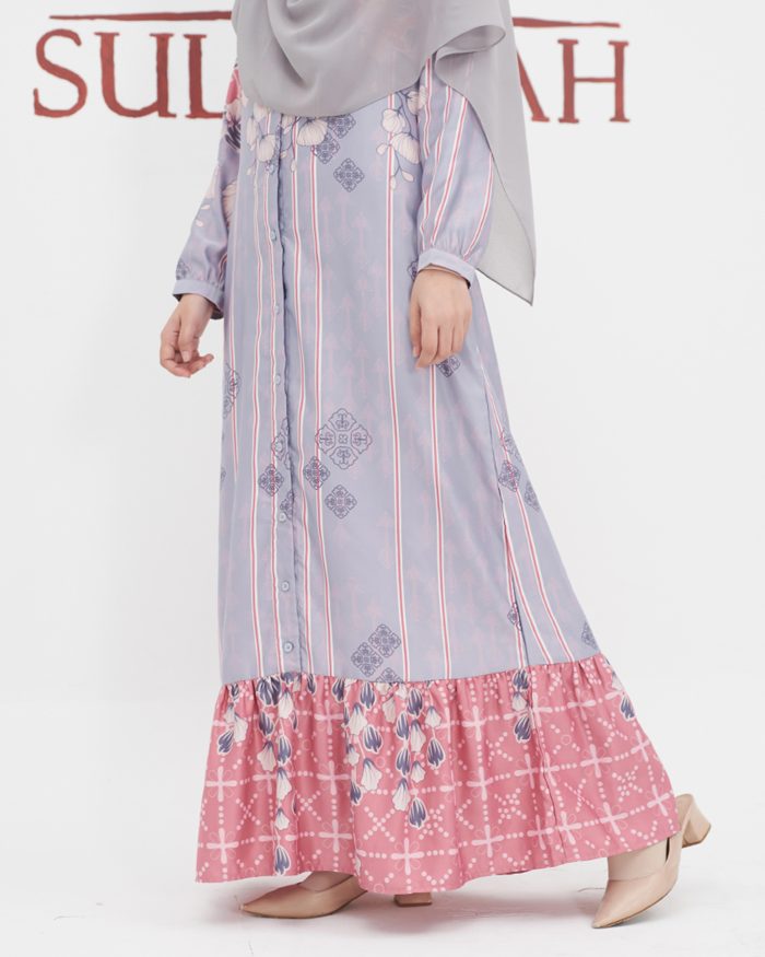 Dress Saida - Periwinkle Purple - Image 5