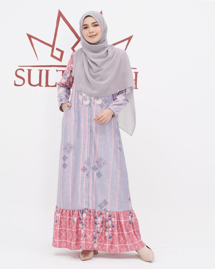 Dress Saida - Periwinkle Purple