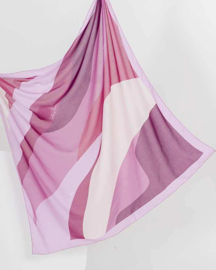 Tudung Bawal Cotton Kek Lapis - Triple Grape Ice - Image 4