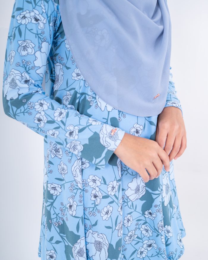 Baju Kurung Barbie Laciana - Aqua Reese - Image 3