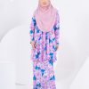 Baju Kurung Barbie Laciana - Estrella Blush - Image 2
