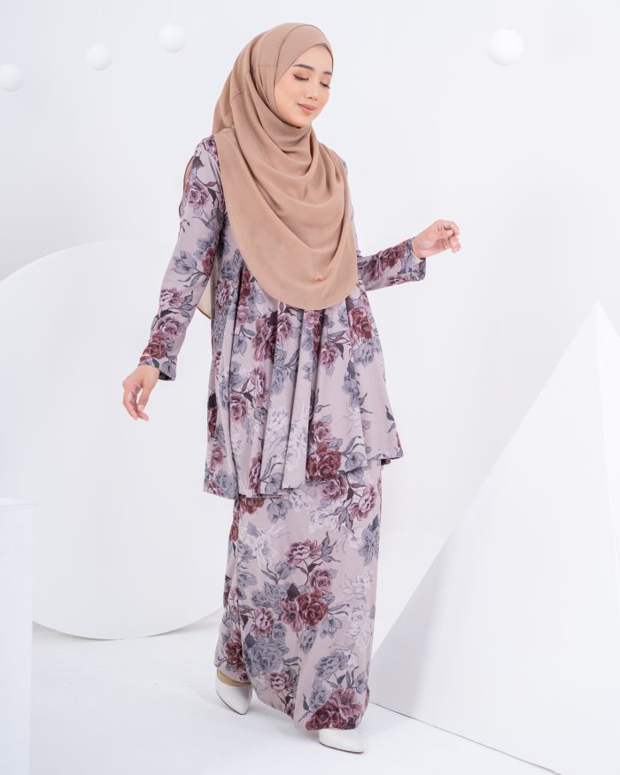 Baju Kurung Barbie Laciana - Melani Blush