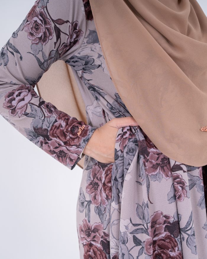 Baju Kurung Barbie Laciana - Melani Blush - Image 4