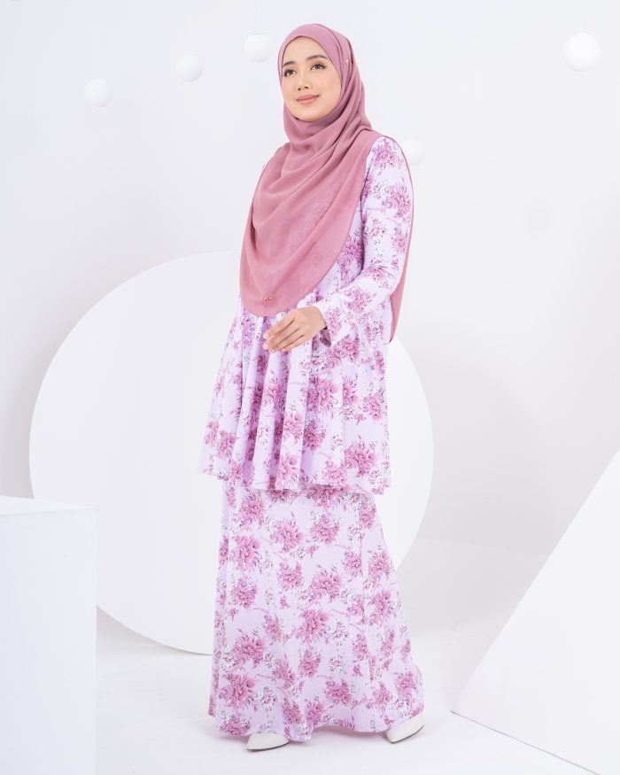 Baju Kurung Barbie Laciana - Lauren Pink - Image 2