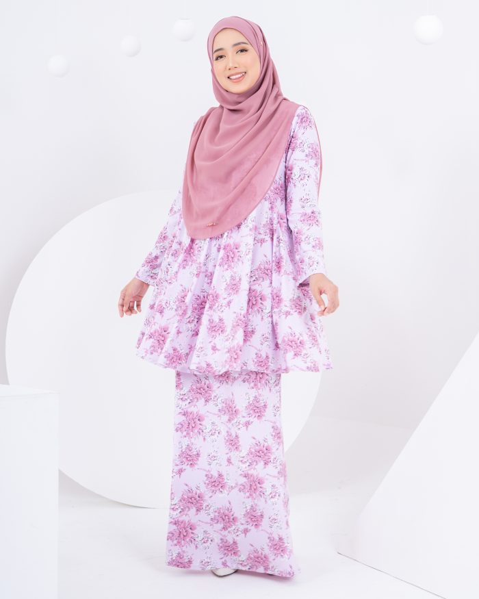 Baju Kurung Barbie Laciana - Lauren Pink