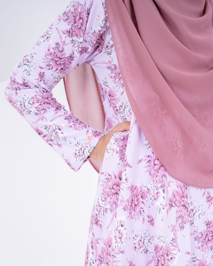 Baju Kurung Barbie Laciana - Lauren Pink - Image 3