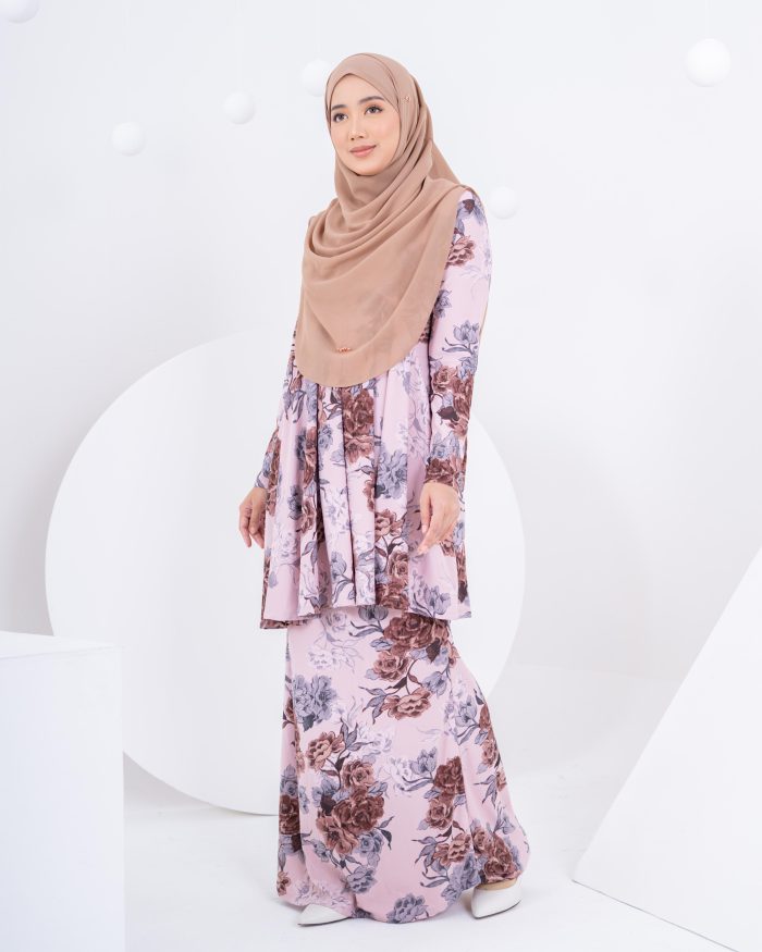 Baju Kurung Barbie Laciana - Madelyn Blush - Image 2