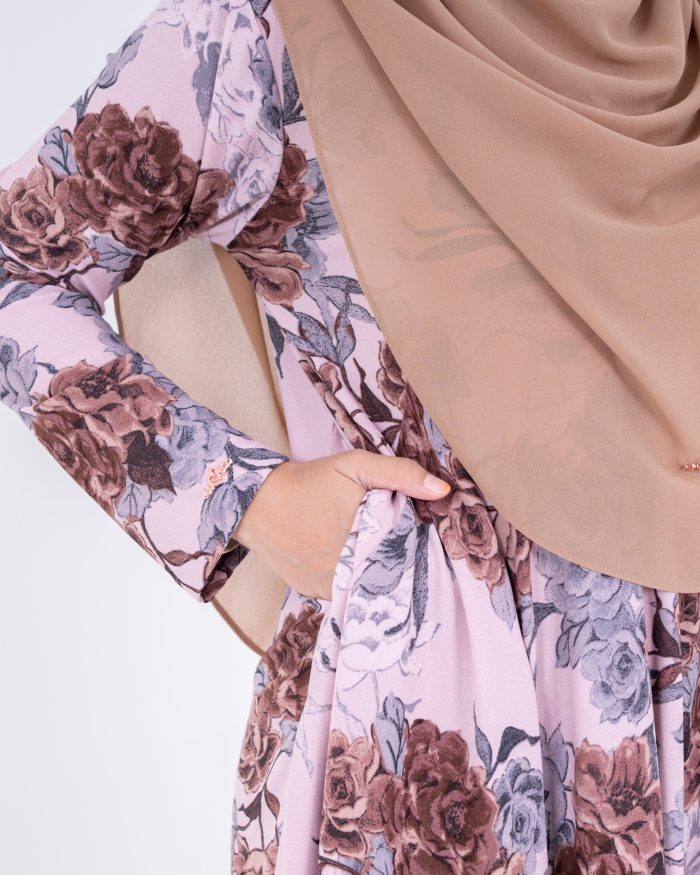 Baju Kurung Barbie Laciana - Madelyn Blush - Image 4