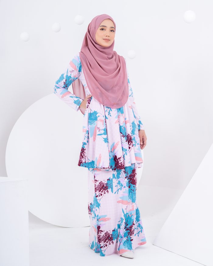 Baju Kurung Barbie Laciana - Milani Teal