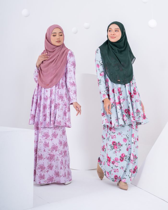 Baju Kurung Barbie Laciana - Estrella Blush - Image 5