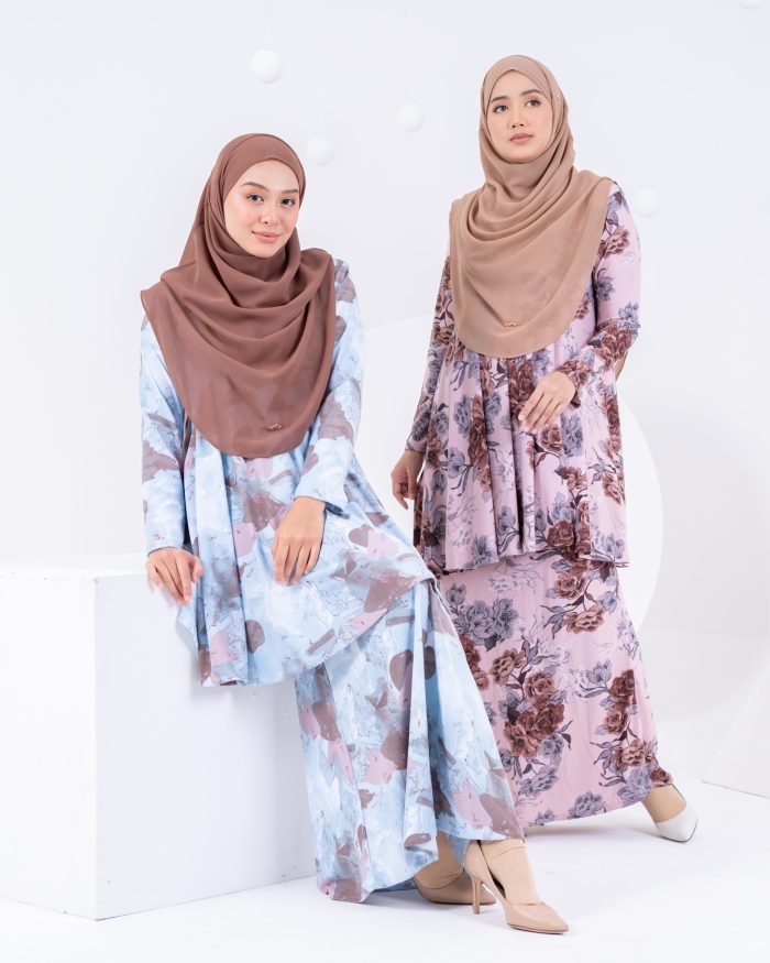 Baju Kurung Barbie Laciana - Margot Olive - Image 5