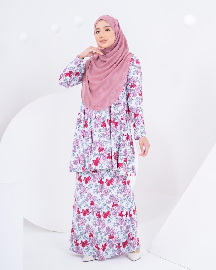 Baju Kurung Barbie Laciana - Valeria Pink