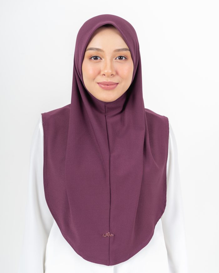 Tudung Sarung Lasie (L) - Byzantine Purple - Image 2