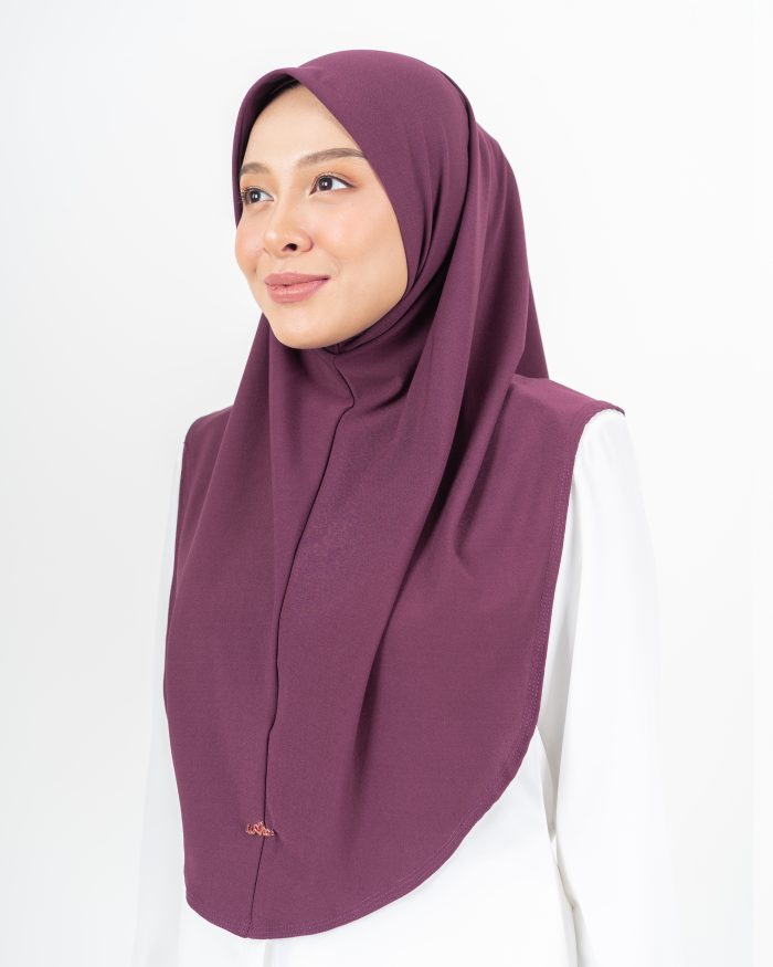 Tudung Sarung Lasie (L) - Byzantine Purple