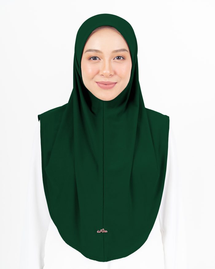 Tudung Sarung Lasie (L) - Emerald Green - Image 2