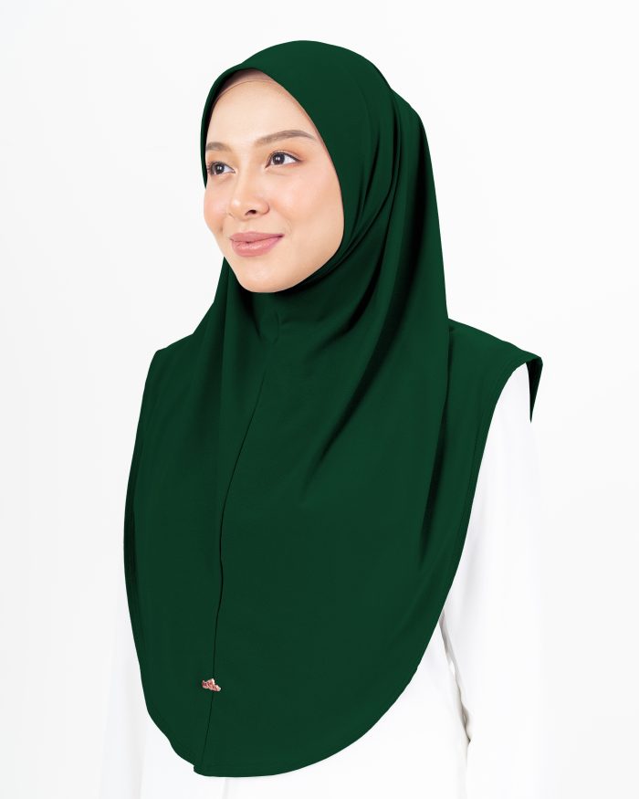 Tudung Sarung Lasie (L) - Emerald Green