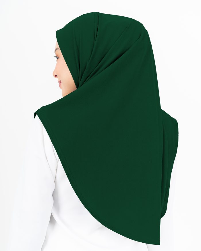 Tudung Sarung Lasie (L) - Emerald Green - Image 3