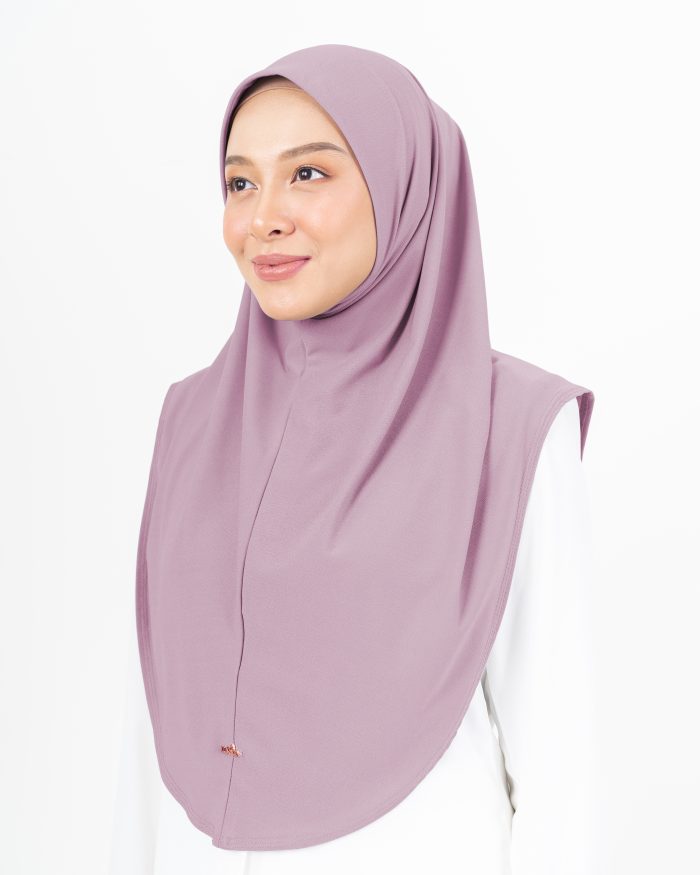 Tudung Sarung Lasie (L) - Light Lavender