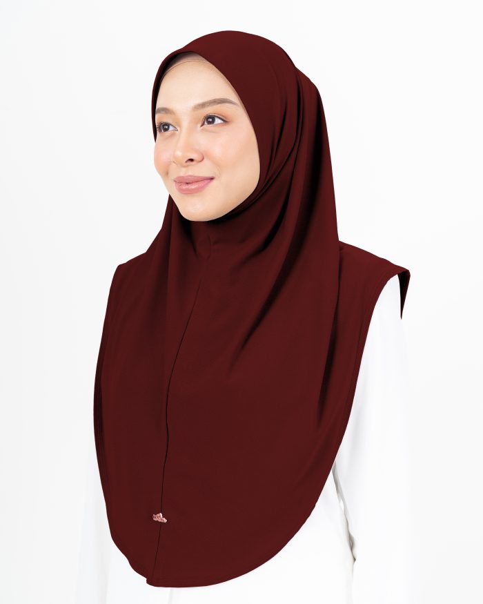 Tudung Sarung Lasie (L)- Maroon