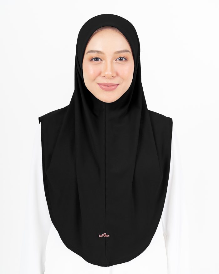 Tudung Sarung Lasie (L) - Matte Black - Image 2