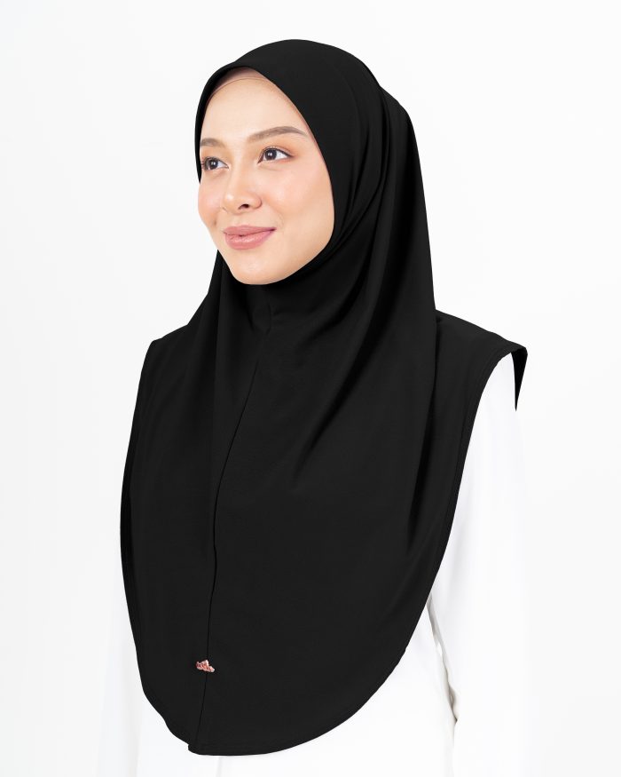 Tudung Sarung Lasie (L) - Matte Black