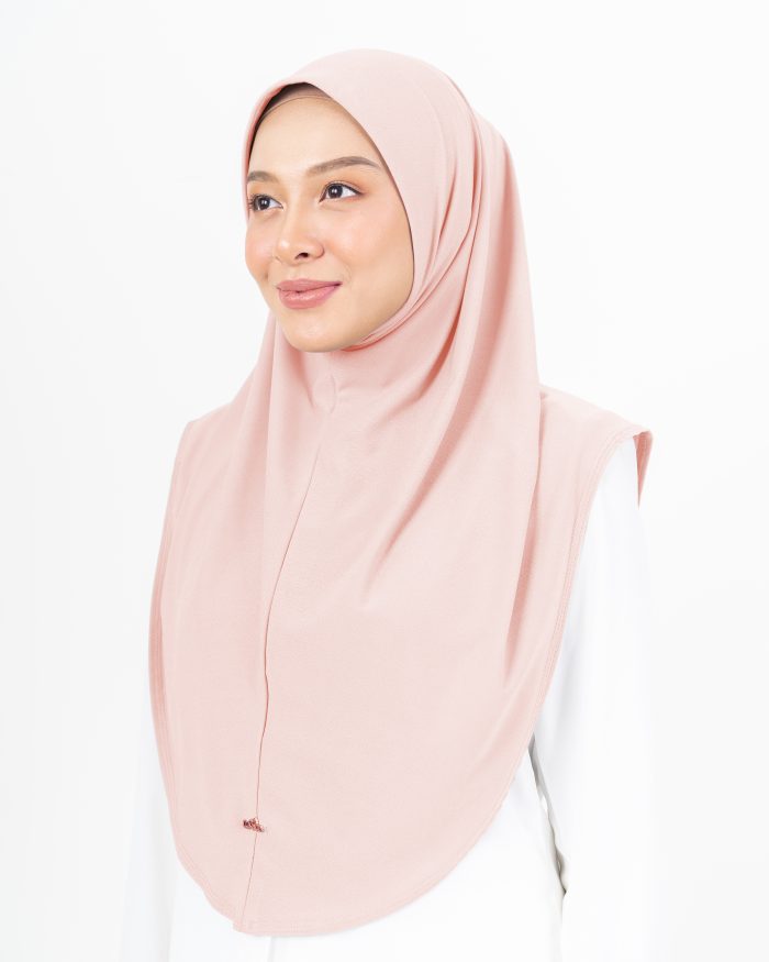 Tudung Sarung Lasie (L) - Rose Pink