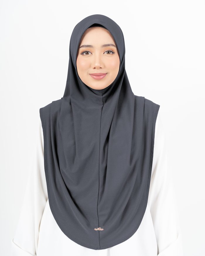 Tudung Sarung Lasie (XL)- Anchor Grey - Image 2