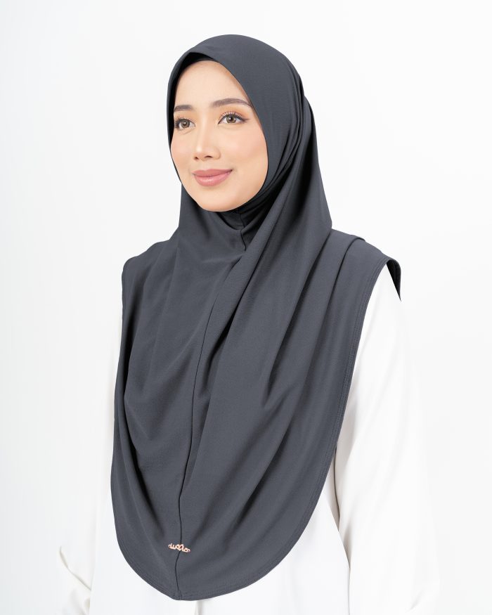 Tudung Sarung Lasie (XL)- Anchor Grey