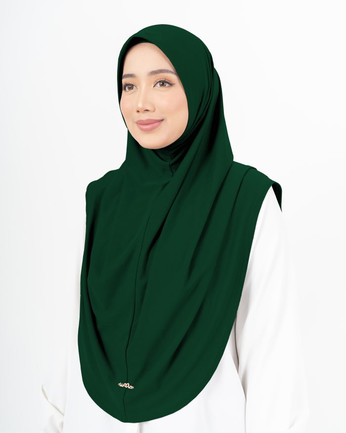 Tudung Sarung Lasie (XL) - Emerald Green