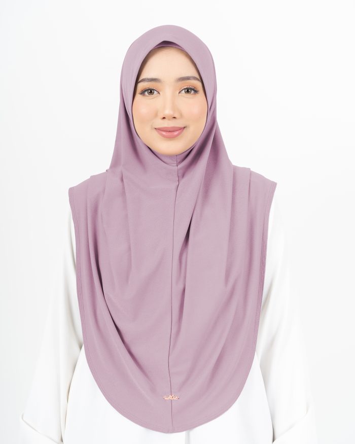 Tudung Sarung Lasie (XL) - Light Lavender - Image 2