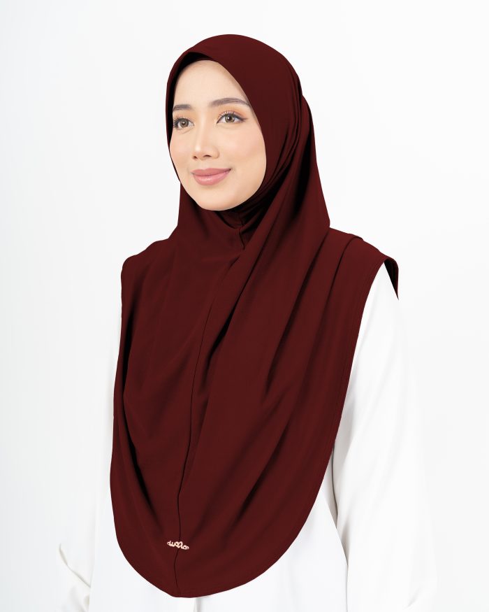 Tudung Sarung Lasie (XL) - Maroon