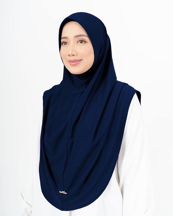 Tudung Sarung Lasie (XL) - Navy Blue