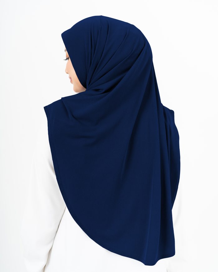 Tudung Sarung Lasie (XL) - Navy Blue - Image 3